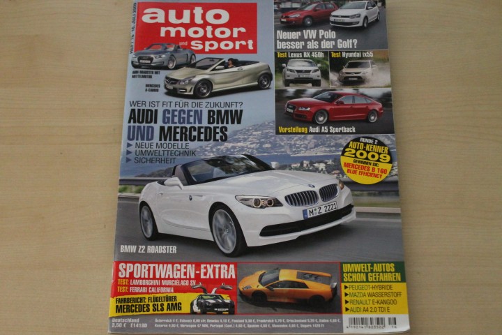 Deckblatt Auto Motor und Sport (16/2009)